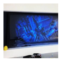 Película reflectante holográfica grande de escenario virtual 3D, lámina de proyección de escenario holográfica 3D de 45 grados