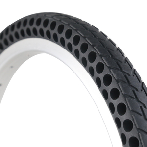 Pneus de vélo sans chambre à air 24x1-3/8 pouces, pneus solides jamais crevés - Product Image 5