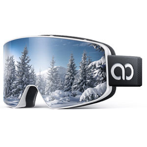 Lunettes de ski Lamicall SG01 grande taille, verres toriques, anti-buée, UV400, <span class=keywords><strong>vision</strong></span> large, <span class=keywords><strong>masque</strong></span> de neige sans monture, à porter par-dessus des lunettes - Product Image 1