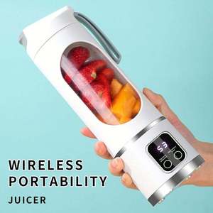 Mixeur Portable Rechargeable en Promotion – Tasse à Jus Frais, Extracteur de Jus Lent pour Oranges, Machine à Jus Sûre avec 12 Lames - Product Image 4