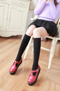 QY Style Long <strong>Socks</strong> Women Plus Size Stockings Black Tops for Women <strong>Over</strong> <strong>the</strong> <strong>Knee</strong> <strong>Socks</strong> Velvet Color Black and <strong>White</strong> - Product Image 3