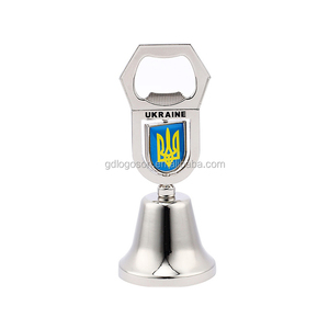 Cadeau promotionnel, souvenir de Croatie, ouvre-bouteille, sonnerie de service <span class=keywords><strong>super</strong></span> forte, cloches à main en métal personnalisées - Product Image 2