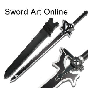 Espadas de Madera de Sword Art <span class=keywords><strong>Online</strong></span>, Elucidator, Dark Repulsor, Katana Hecha a Mano de Kirigaya Kazuto, Accesorios de Cosplay de Anime, Regalo de Navidad - Product Image 3