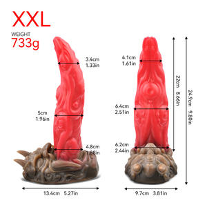 Dildo Monstruoso para Hombres y Mujeres, Masturbación, Masaje <span class=keywords><strong>Anal</strong></span>, Tamaño XXL XL, Juguetes Sexuales, Precio al por Mayor - Product Image 6