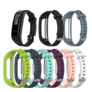 Montre Bracelet Pour Huawei Bande <span class=keywords><strong>3e</strong></span> 4e, Sport Silicone Manches Bracelet Montre Bande Pour Huawei Honor Bande 4 de course 5 - Product Image 1