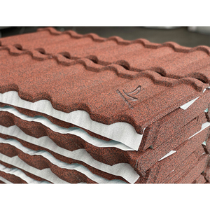 Tejas de Techo Milano con Recubrimiento de Piedra Corrugada, Resistentes al Calor y Duraderas, de Aluzinc que No se Descoloran, para Zimbabue y Vietnam, Marca Sangobuild - Product Image 1