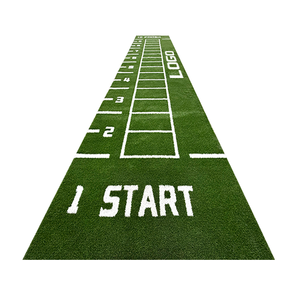 דשא סינטטי בהתאמה אישית 15 מ\"מ PP/PE למגרשי ספורט - עמיד למים, עמיד בפני אש, בצפיפות גבוהה, ירוק HYROX - Product Image 1