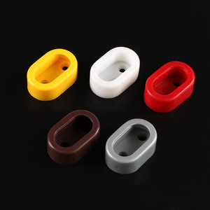 <b>Plastic</b> Clothes Rod Support Base Rectangle Wall Mounted PP Sturdy Minimalist Clothing Organizer - Product Image 2