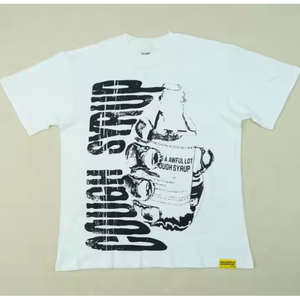 Camiseta para hombre That's A Awful Lot Cough Syrup, negra, corte regular, 100% algodón, diseño personalizable - Product Image 2