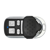 Control Remoto Universal Inalámbrico de Largo Alcance de 4 Botones, 12V 27A RF, 433 MHz, de Plástico, para Abridor de Puerta de Garaje Automático y Portón Automático