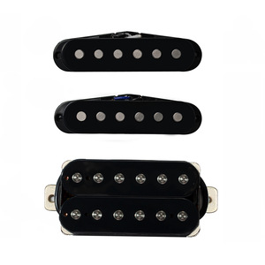 Set di pickup per chitarra elettrica, kit fai da te, configurazione SSH con singolo coil e humbucker Alnico 5, parti di ricambio - Product Image 1