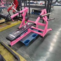 Équipement de gymnastique Plaque de force chargée Machine Incline Chest Press Iso-Lateral Horizontal Bench Press