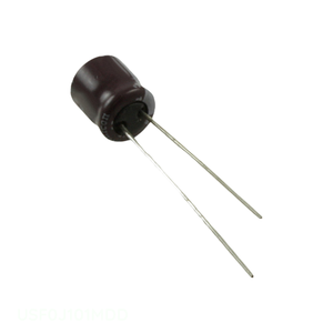 Condensateur Radial USF0J101MDD 100 uF CAP ALUM 100UF 20% 6.3V, Distributeur Autorisé - Product Image 1