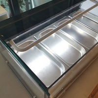 Réfrigérateur Commercial en verre, 10 pièces, glacière présentoir de supermarché pour sushis, établi