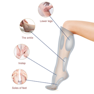 Masseur de jambes et de pieds à compression d'air LEERCON, pliable, noir, avec fonction de chaleur, <span class=keywords><strong>massage</strong></span> des pieds pendant 20 minutes - Product Image 6