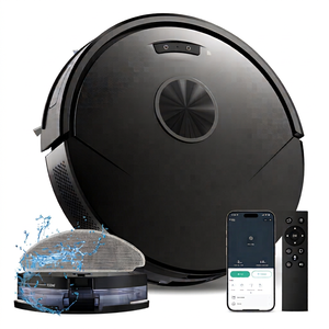 Teendow T13S Robot Vacuum <b>Cleaner</b> 2-in-1 Dry/Wet Mop HEPA Filter App Control <b>Sonic</b> Mopping for Household Hotel Floor Cleaning - Product Image 1