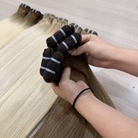 Extensions de Cheveux Humains Vierges Péruviens Remy de Haute Qualité en Gros, Tissage Lisse Soyeux 100g, Double Trame Faite à la Machine