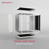 Maison de cabine de bureau portable préfabriquée, cabine maison préfabriquée de style moderne nacelle de vie mobile/