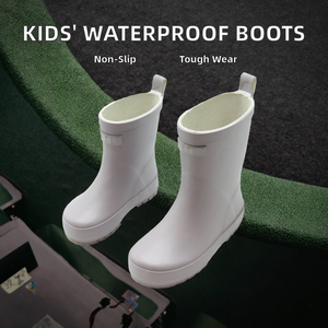 Bottes <span class=keywords><strong>de</strong></span> <span class=keywords><strong>pluie</strong></span> pour enfants personnalisées, imperméables et antidérapantes, avec semelle intérieure en EVA pour garçons et filles - Utilisation été/hiver/automne - Product Image 2