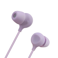 Écouteurs filaires JEB026, écouteurs intra-auriculaires noirs et blancs avec micro-casque et micro de 1,2 m pour la musique