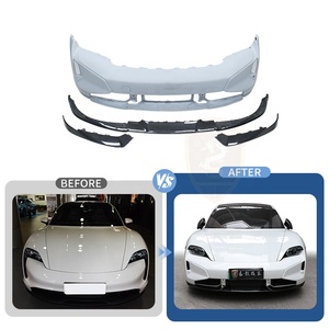 Lèvre de pare-chocs avant en carbone sec pour <span class=keywords><strong>Porsche</strong></span> <span class=keywords><strong>Taycan</strong></span> 2019-2023 – Améliorez votre véhicule au style <span class=keywords><strong>Turbo</strong></span> <span class=keywords><strong>S</strong></span> GT - Product Image 2