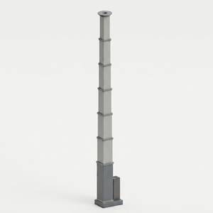 <span class=keywords><strong>Torre</strong></span> de Luz de Emergencia Móvil con Antena Telescópica - Product Image 3