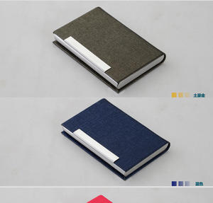 PU Leder Custom Großhandel Magnetic Name Karten halter Tragbare Visitenkarte halter Promotion ID Name Karten halter Fall - Product Image 5