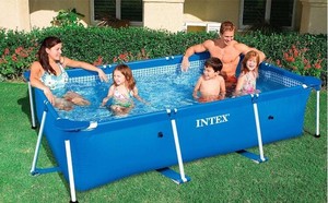 <span class=keywords><strong>INTEX</strong></span> 28273 <span class=keywords><strong>Piscine</strong></span> <span class=keywords><strong>hors</strong></span> <span class=keywords><strong>sol</strong></span> à cadre <span class=keywords><strong>rectangulaire</strong></span> 4.5m X 2.2m X 84cm <span class=keywords><strong>Piscine</strong></span> extérieure familiale en PVC - Product Image 3