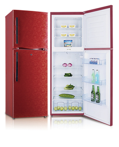 502L Fashion Glass Door <b>Refrigerator</b> Top Freezer Double VCM Flowers Series Fridge <b>Refrigerator</b> - Product Image 4