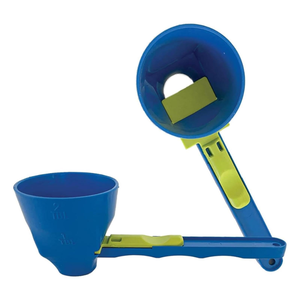 กรวยตักแบบเลื่อนสีเขียวและน้ำเงินสำหรับตักผงกาแฟกรวยชาแบบสไลด์ - Product Image 5