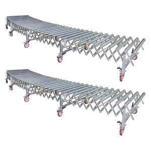 360 °   Rotierende & Teleskopische Rollenförderlinie |   Flexibler Angetriebener Rollenförderer zum Be- und Entladen - Product Image 2