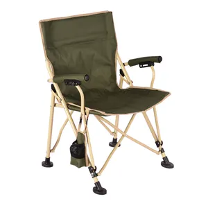 Superior Outdoor Folding Arm Chair Durable and for Fishing Camping Hiking Activities