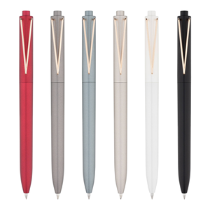 <span class=keywords><strong>V</strong></span> आकार के कम धातु बनावट ग्लिटर बहु रंग 0.5 मिमी व्यापार जेल पेन - Product Image 1