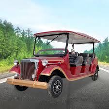 Voiture électrique de luxe classique de style rétro chinois, type voiturette de golf <span class=keywords><strong>vintage</strong></span>, avec des éléments de luxe et de style ancien - Product Image 6