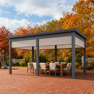 <span class=keywords><strong>Pergola</strong></span> motorisée 3x3 3x4 4x4 3x6 4x6 6x3 6x4m en aluminium, <span class=keywords><strong>pergola</strong></span> extérieure pour villa - Product Image 1