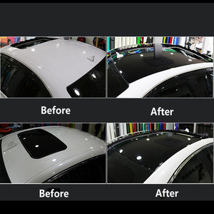 <span class=keywords><strong>Vinilo</strong></span> PET PPF Gloss Dark Black Adhesive Lamination Film Roll Foil Car Top Roof Wrapping Folie Pegatinas Revestimiento - Product Image 4