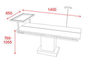 CH tavolo chirurgico veterinario Best Seller per visite mediche animali domestici e trattamenti chirurgici - Product Image 3