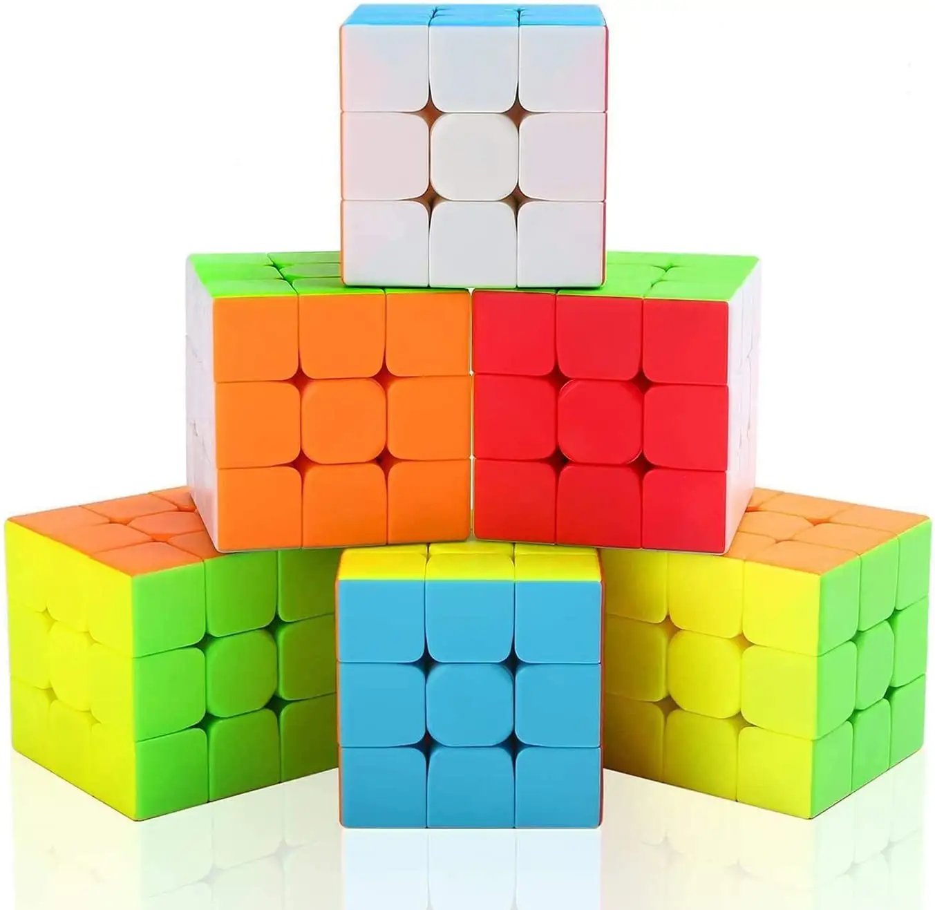 3x3x3マジックキューブパズル教育おもちゃ子供向け漫画マジックキューブDIY磁気パズルおもちゃ簡単な回転おもちゃ子供カラフル