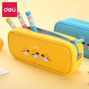 Deli Creative Cartoon Étudiant Stylo pochette 66737 Grande Capacité Oxford Papeterie Sac de haute qualité