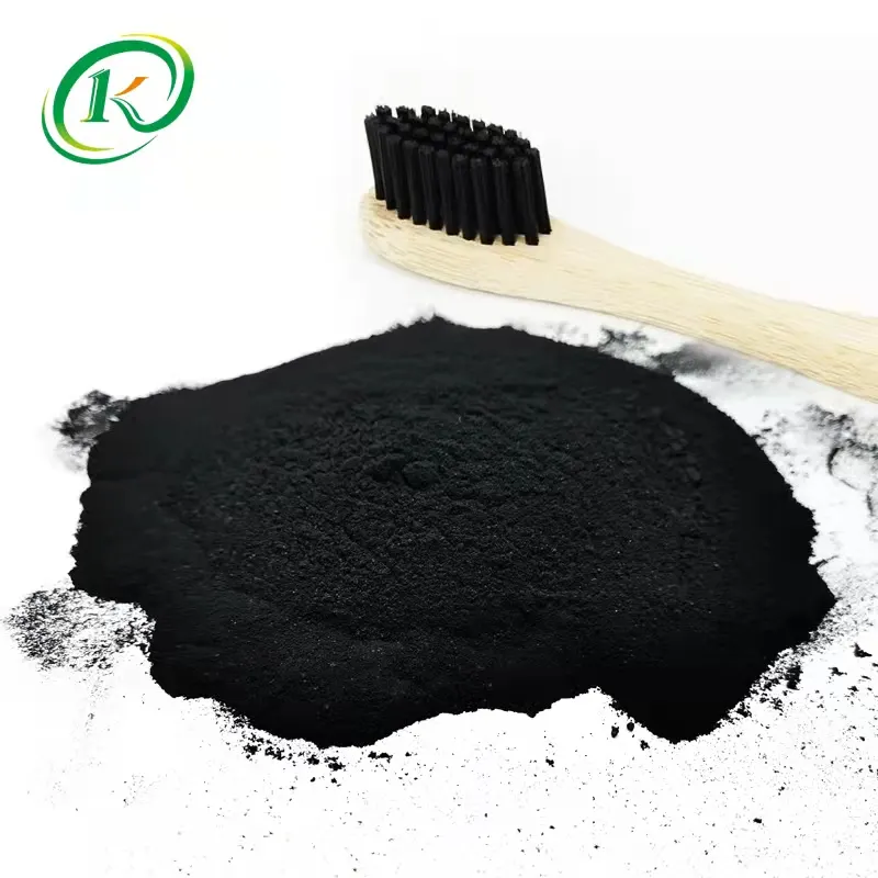 Carbón en polvo de coco para Blanqueamiento Dental personalizado carbón activado de grado alimenticio en polvo