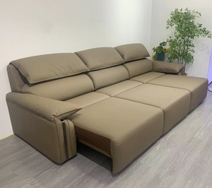 Divano Letto Angolare Multifunzionale a L, Set di Divani in Pelle Moderni per Soggiorno, Durevoli con Spazio di Archiviazione Salvaspazio Convertibile per <span class=keywords><strong>Casa</strong></span> - Product Image 5