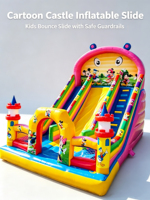 Tobogán Inflable Gigante de Mickey Mouse, Castillo Inflable con Temática Clásica, Parque Infantil Inflable para Niños, para Parques de Diversiones