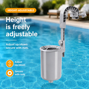 <span class=keywords><strong>Skimmer</strong></span> pour <span class=keywords><strong>piscine</strong></span> hors sol, lot de 10 skimmers flottants avec support mural et cadres métalliques gonflables - Product Image 5