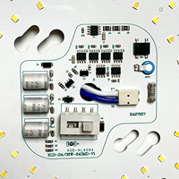 Module de lampe de plafond à LED SMD 2835 sur substrat en aluminium rond, dimmable, 3000-6000K, 120V, 24W, 2400LM, Ra80