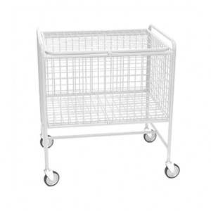 Chariot à marchandises polyvalent en treillis métallique Couvercle de chariot à roulettes robuste galvanisé au zinc Capacité pliable de 200kg pour entrepôt - Product Image 6