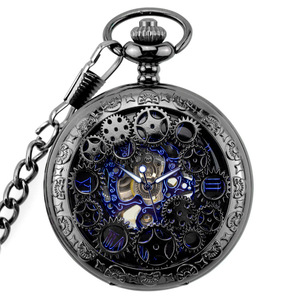 <span class=keywords><strong>Montre</strong></span> <span class=keywords><strong>de</strong></span> <span class=keywords><strong>poche</strong></span> mécanique classique pour hommes, grande <span class=keywords><strong>montre</strong></span> <span class=keywords><strong>de</strong></span> <span class=keywords><strong>poche</strong></span> Vintage en relief creux - Product Image 2