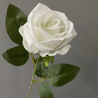 Roses Artificielles Uniques Rouges et Blanches en Gros et en Vrac, Prix Usine