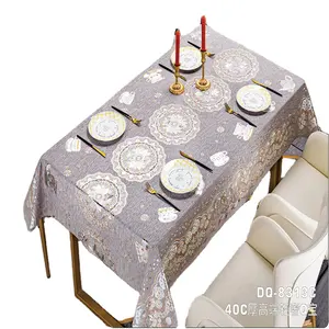 Nappe imprimée non tissée personnalisée, rouleau de nappe de mariage en pvc réutilisable, meilleure vente