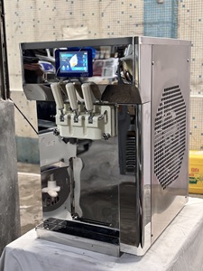 920Pcs/H China Ice Cream <b>Machine</b> commercial <b>soft</b> <b>serve</b> ice cream <b>machine</b> 3 flavor 220v Double Compressor Ice Cream Fruit Maker - Product Image 5
