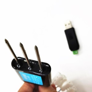 Registrador de datos de monitoreo en línea 7 en 1 LORA LORAWAN RS485 temperatura de humedad <span class=keywords><strong>del</strong></span> suelo EC salinidad sensor NPK - Product Image 3